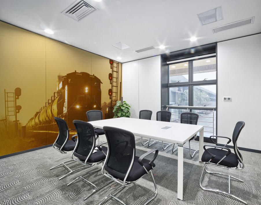 Passing the Rail Signal Wall Printing