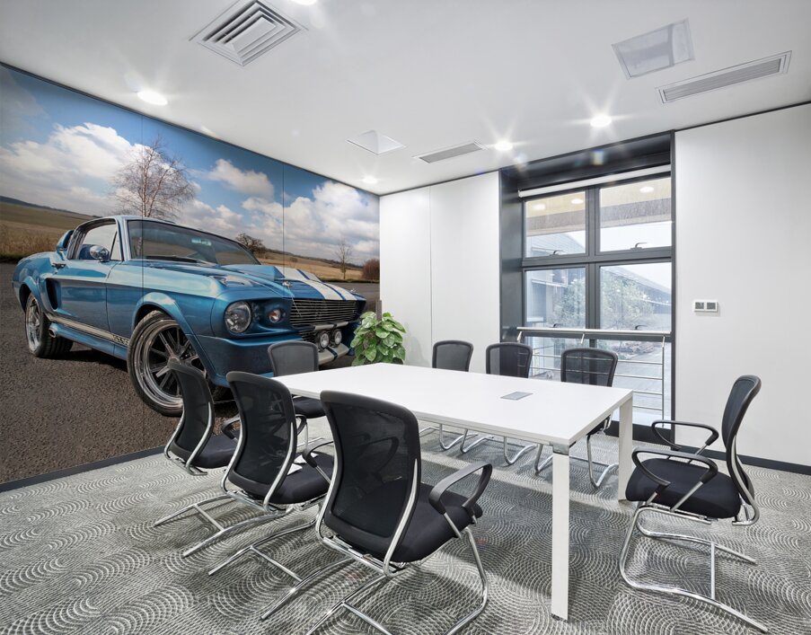 Blue Skies Cruising - 1967 Eleanor Mustang Wall Printing