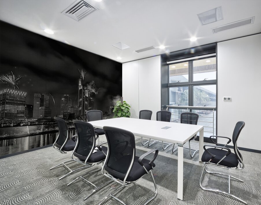 Frankfurt New Years in Black and White Wall Printing