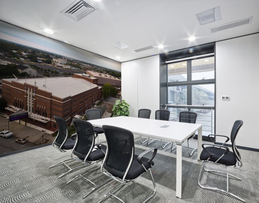 Bell Auditorium  James Broawn Arena Aerial View Wall Printing