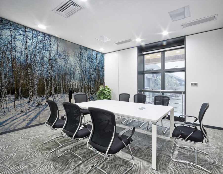 Marche en forêt  Impression murale