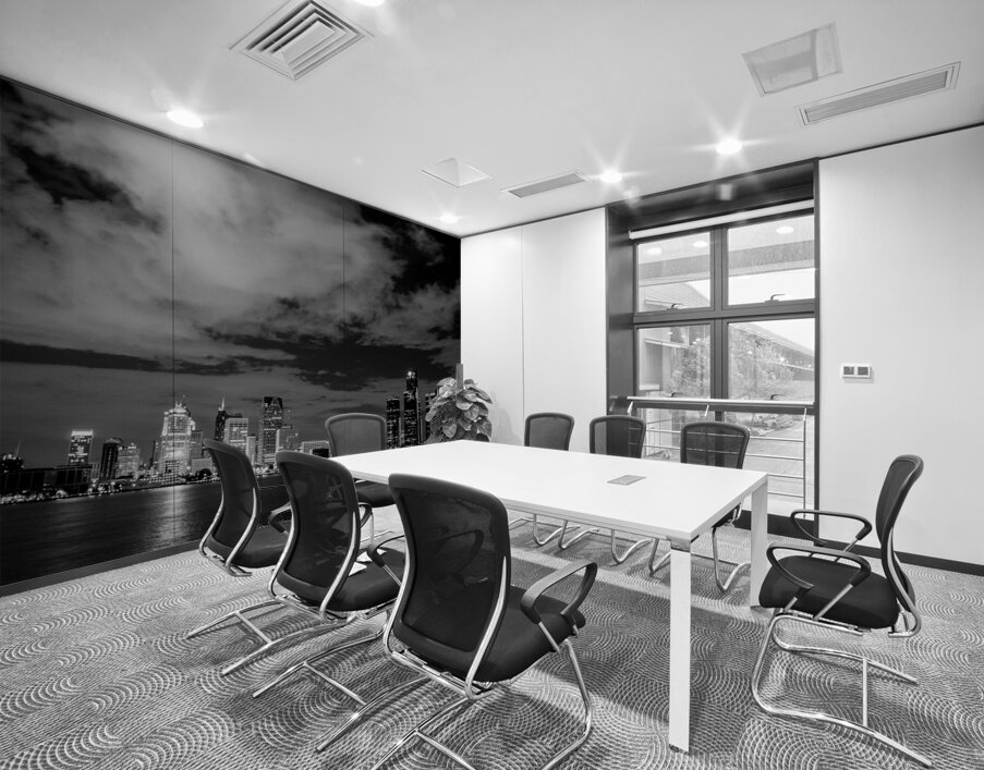 detroit skyline from windsor ontario  horizontal Wall Printing