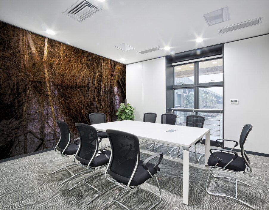 Marsh Colors of Winter Wall Printing