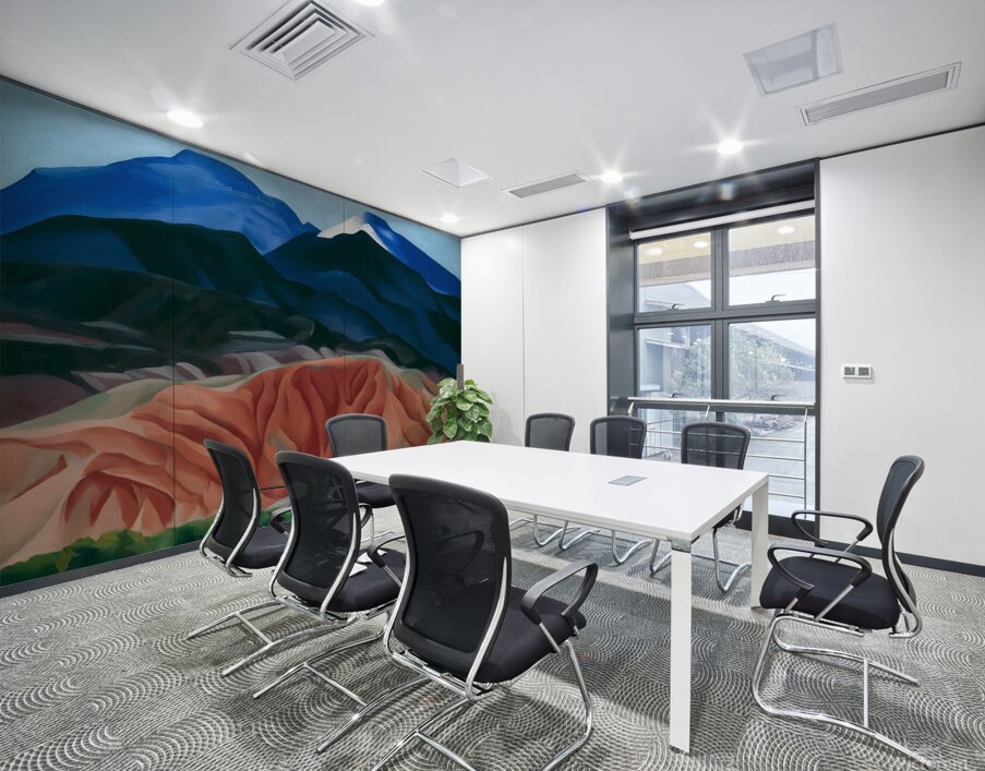 Georgia O’Keeffe - Black Mesa Landscape New Mexico  Out Back of Maries II 1930 Wall Printing