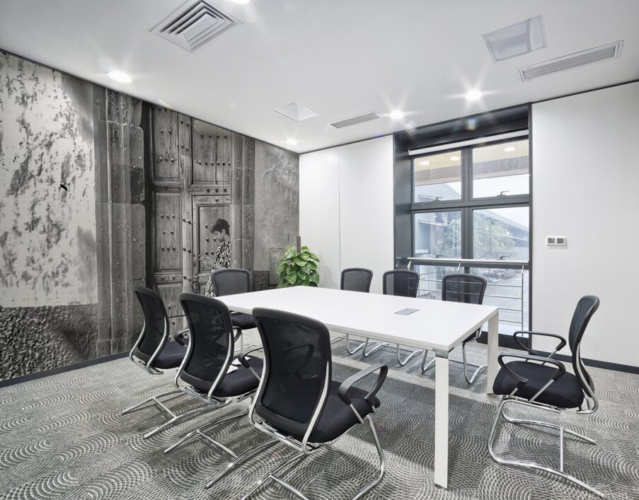 Checking In Wall Printing