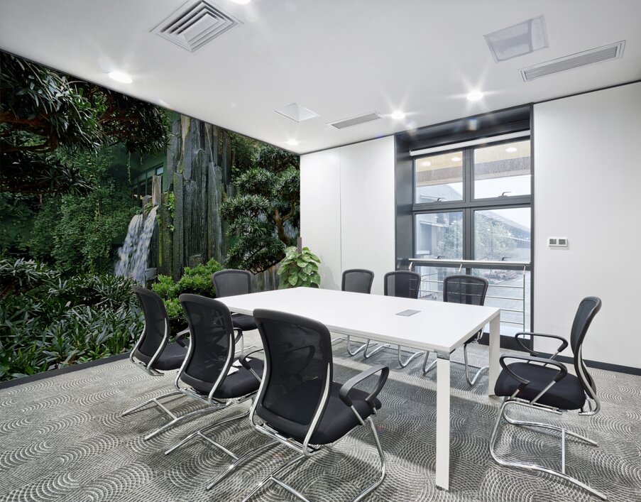 Hong Kong-NP - The famous Temple Garden 15 Wall Printing