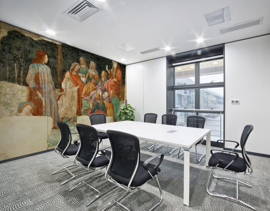 Sandro Botticelli 1445 1510  Young man before the Seven liberal arts 1484 Wall Printing