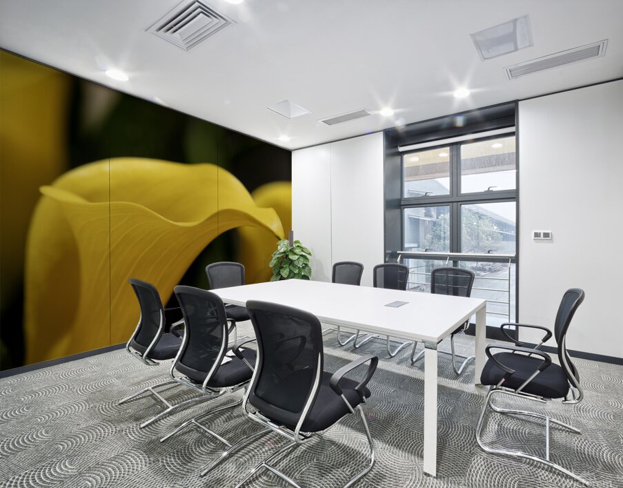 Yellow Calla Lilies Wall Printing