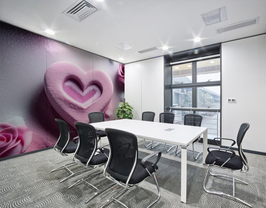 Sugar heart Wall Printing