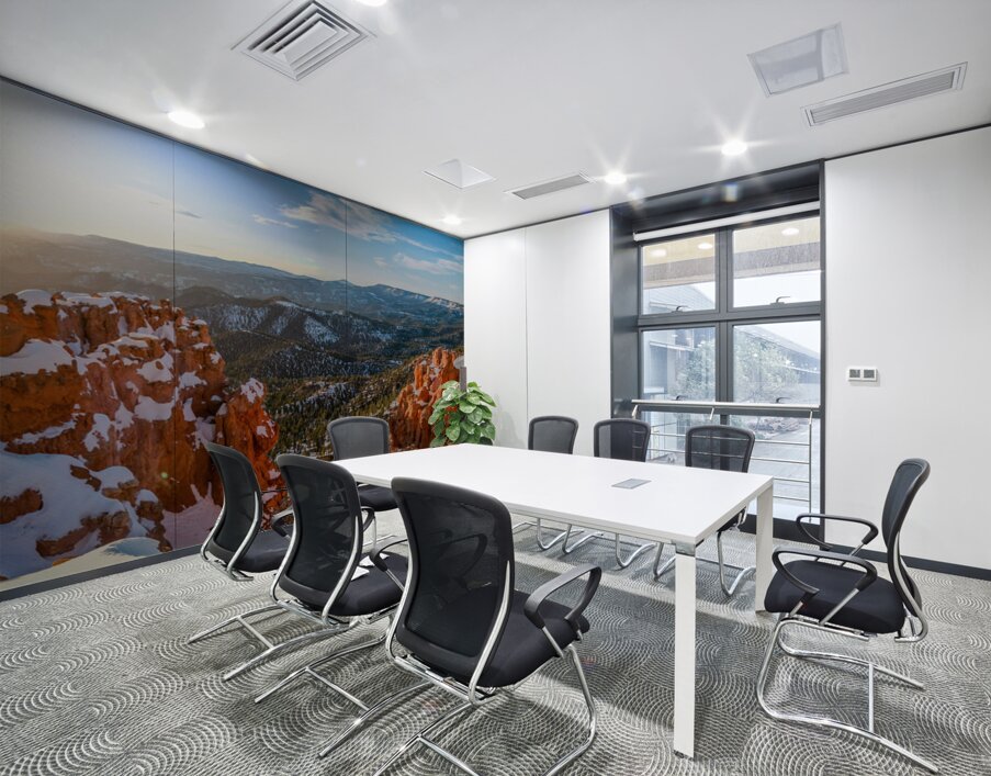 Sunset on hoodoos  Wall Printing