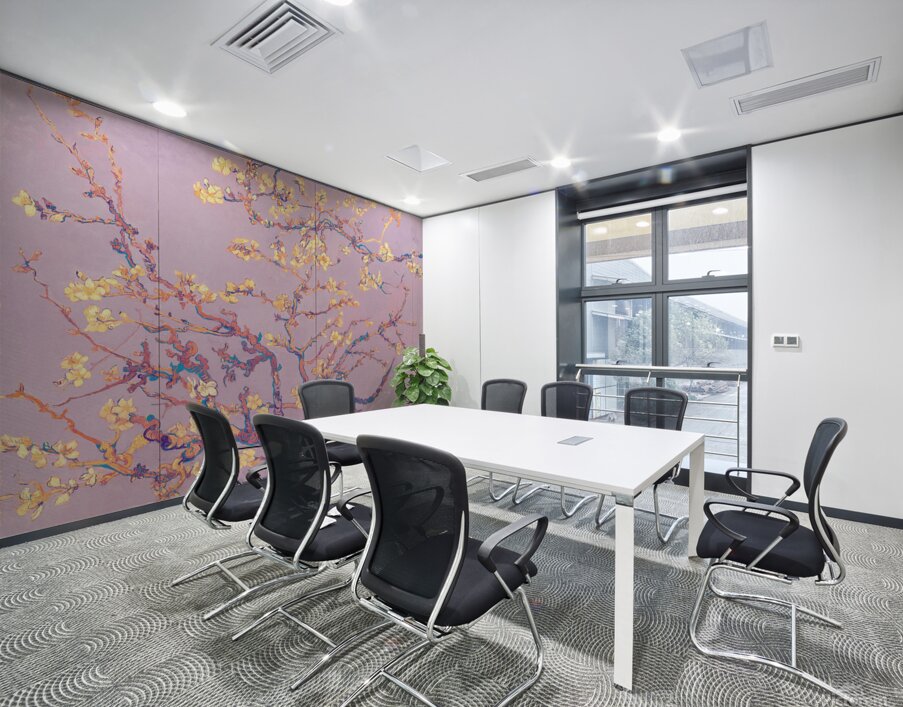 QAC 003 – Amandelbloesem by Vincent van Gogh Co Wall Printing