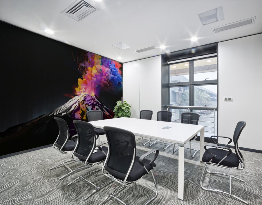 QLN 009 – Rainbow Vocano Wall Printing