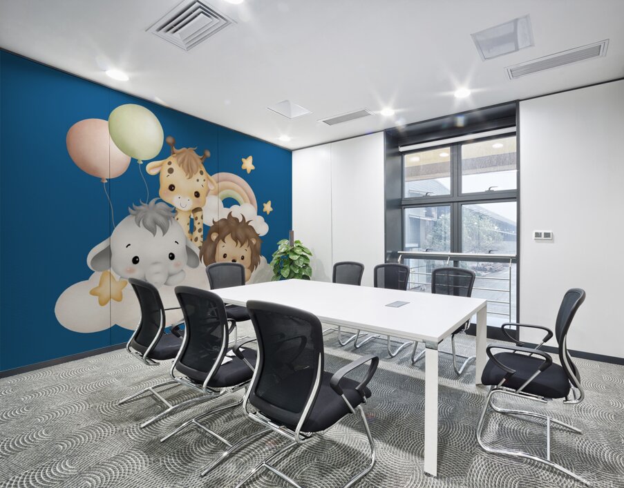 Baby animal In the sky  1 Wall Printing