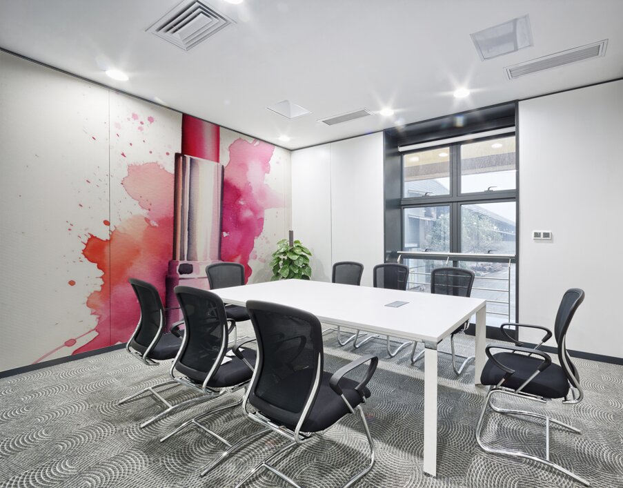 QGF 1036 – Fasion Watercolor Lipstick Wall Printing