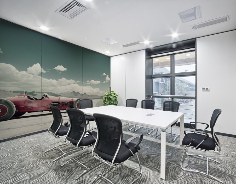 Number Four  Wall Printing