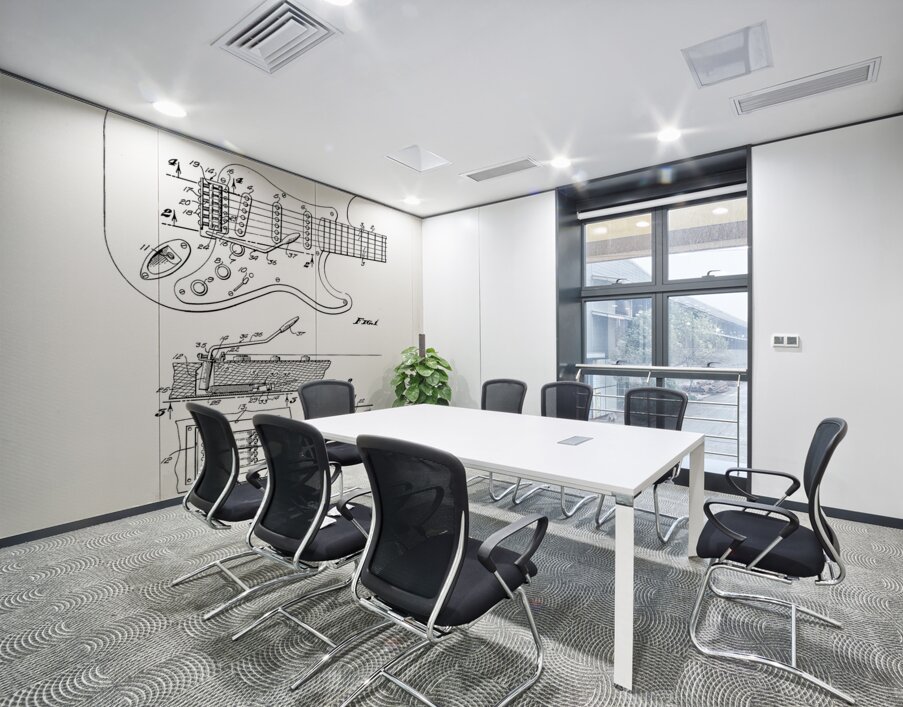 QVT 1065 – Vintage Patent Illustrations Fender Wall Printing