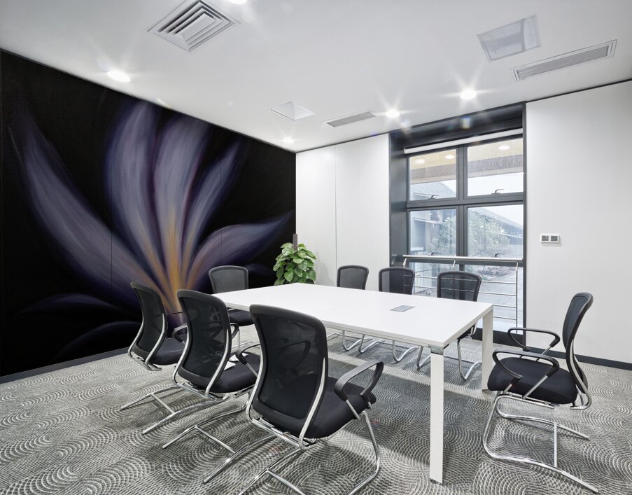 Moon Lily  Jewel in the Heart Wall Printing