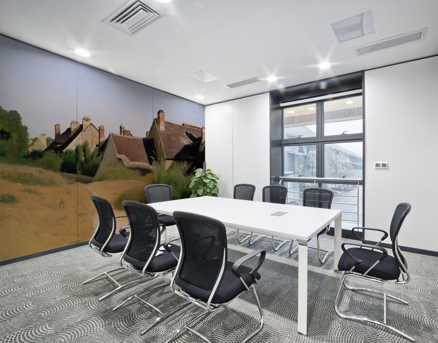 QCL 1097 – Houses near Orleans Maisons aux Envi Wall Printing