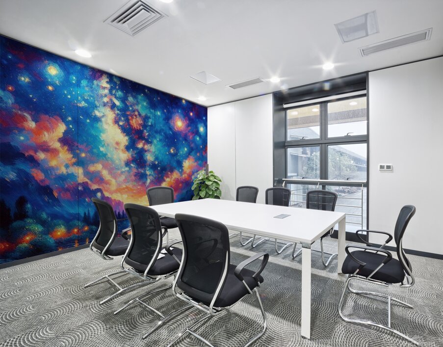 A Vibrant and Expressive Painting Inspired by Van Gogh’s Masterpiece 6 Wall Printing