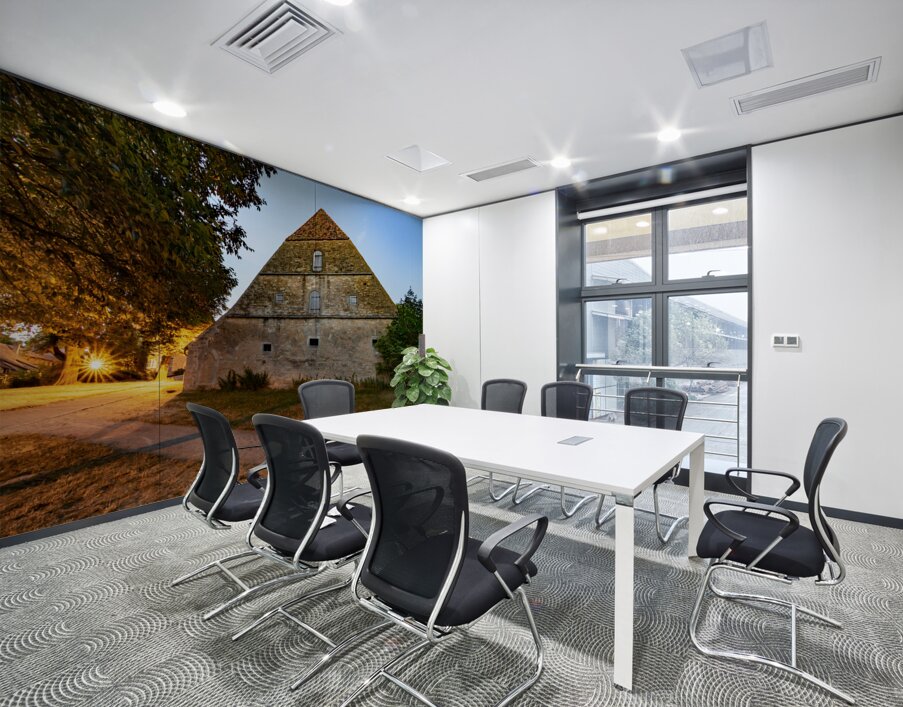 Rothenburg Old Building Wall Printing