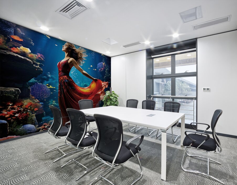 Enchanted Serenity: A Captivating Journey Through Time Wall Printing