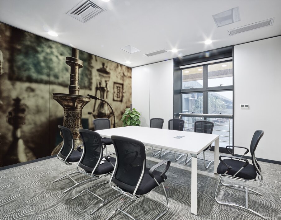 338690 shisha with light colored old Arabic backg Wall Printing