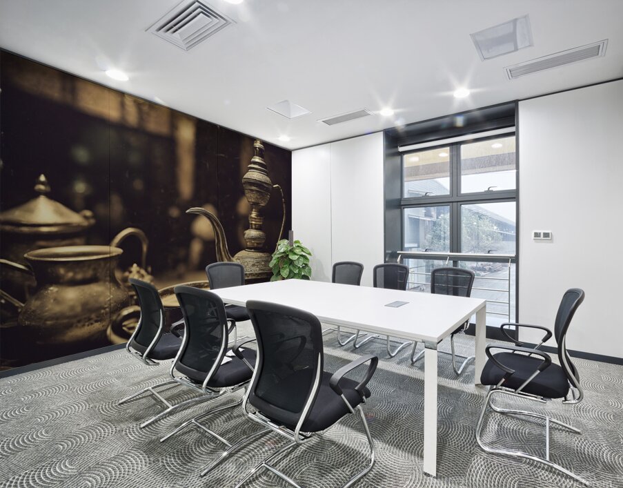 919881 hot coffee drink in old fashion glass ware Wall Printing