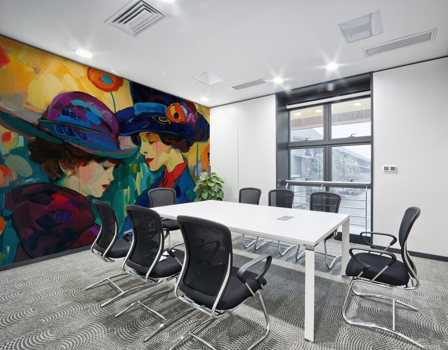 WHISPERED SECRETS AMONGST THE FLORALS Wall Printing