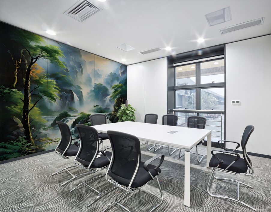 Waterfall Wall Printing