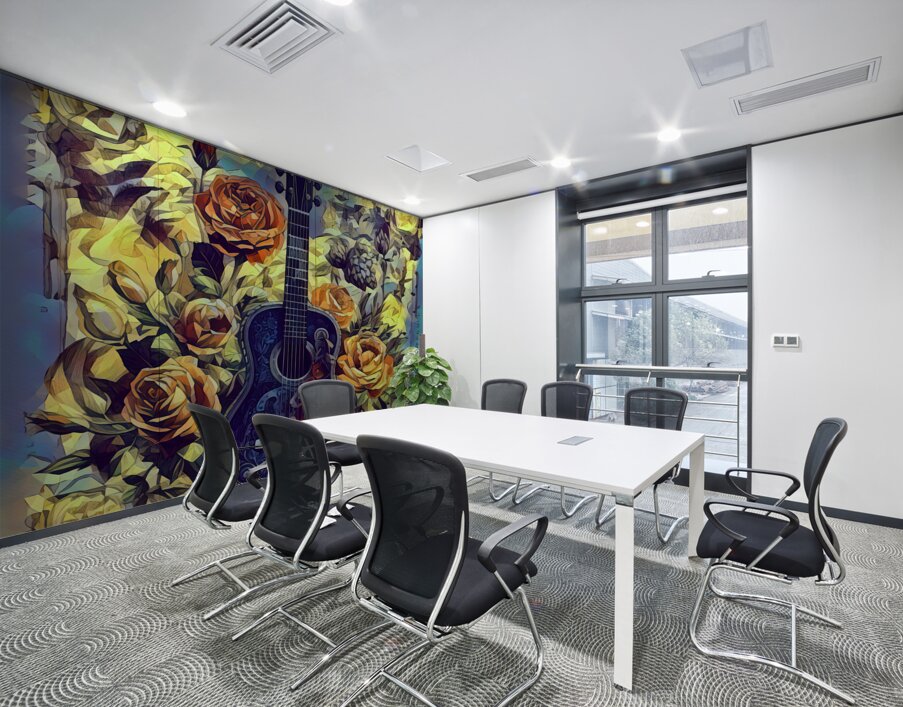 ArtXcl 091 guitar 1 polyart Wall Printing