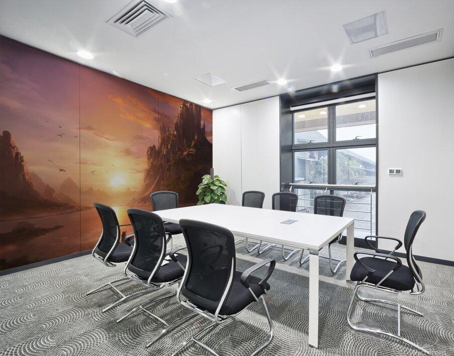 Unleash your creativity and explore the world of sunset paint art Wall Printing