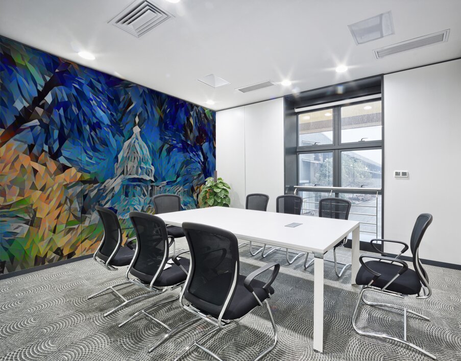 ArtXcl 185 Washington polyart style Wall Printing