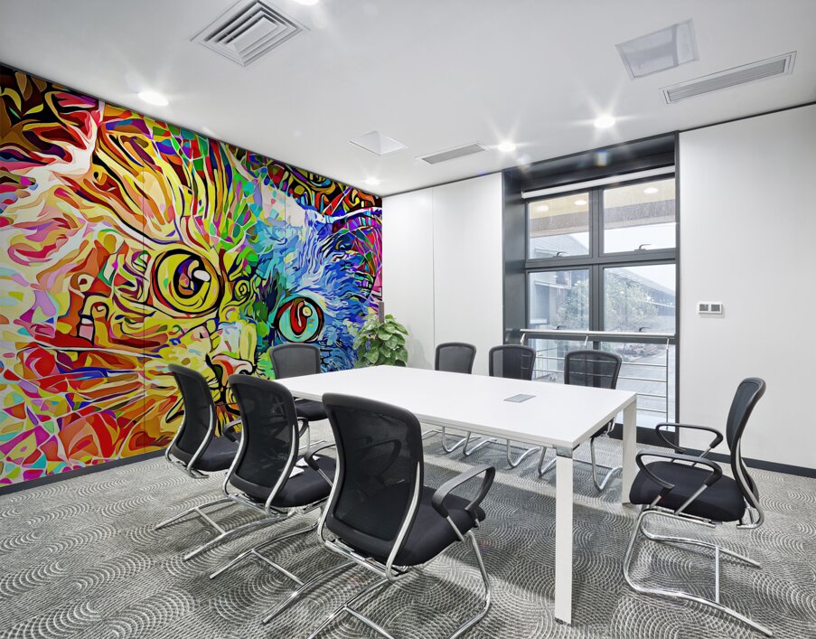 ArtXcl 182 cat abstract  Wall Printing