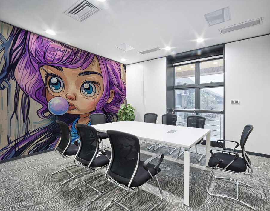 ArtXcl 022 its a girly world illustration  Wall Printing