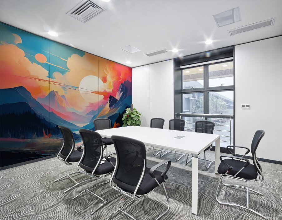 A Tranquil River’s Journey Through Nature’s Canvas 9 Wall Printing