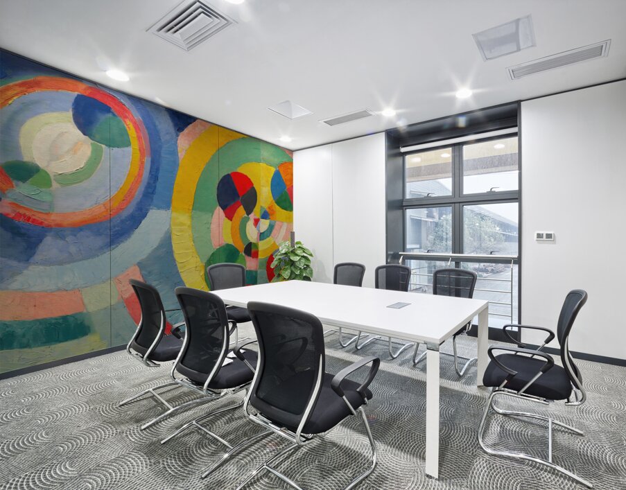 circular forms 1930 roberty delauney Wall Printing