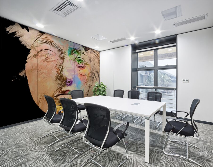 Silhouette of Softness Wall Printing