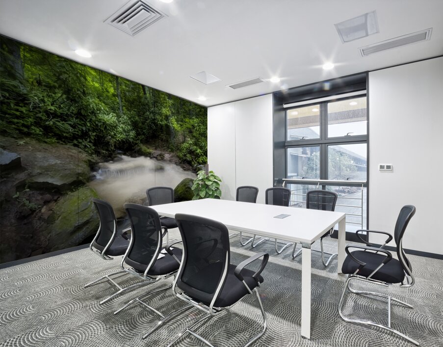 Cascade in the Mountains Wall Printing