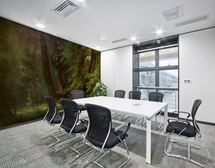 george inness in the woods 1866 Wall Printing