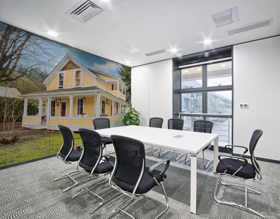 Nice historical residential house in British Columbia Canada Wall Printing