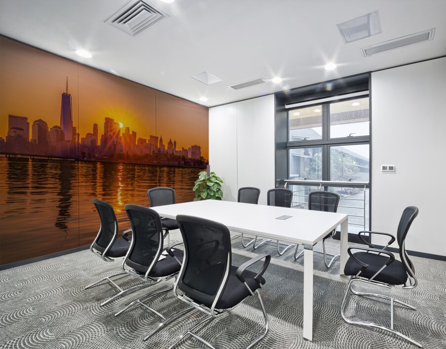 Sunrise over Manhattan Wall Printing