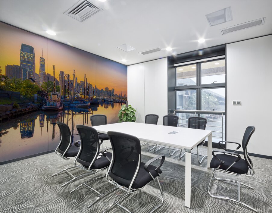 Jersey City Sunrise Wall Printing