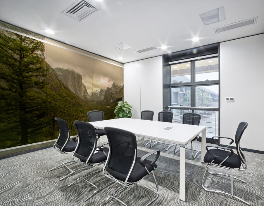 Bordered Yosemite Tunnel View Wall Printing