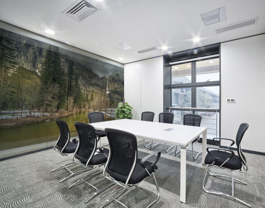 Bordered Yosemite Tunnel View Wall Printing