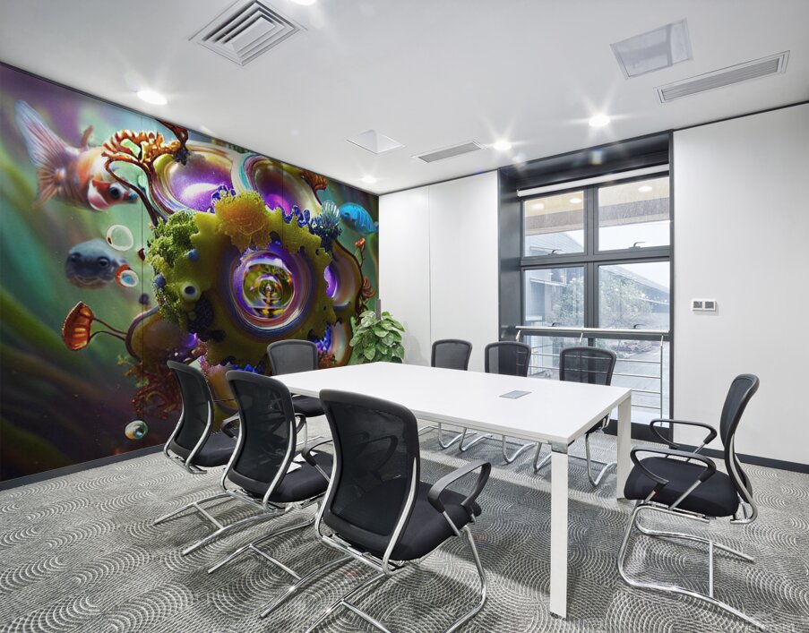 Party Down Below Wall Printing