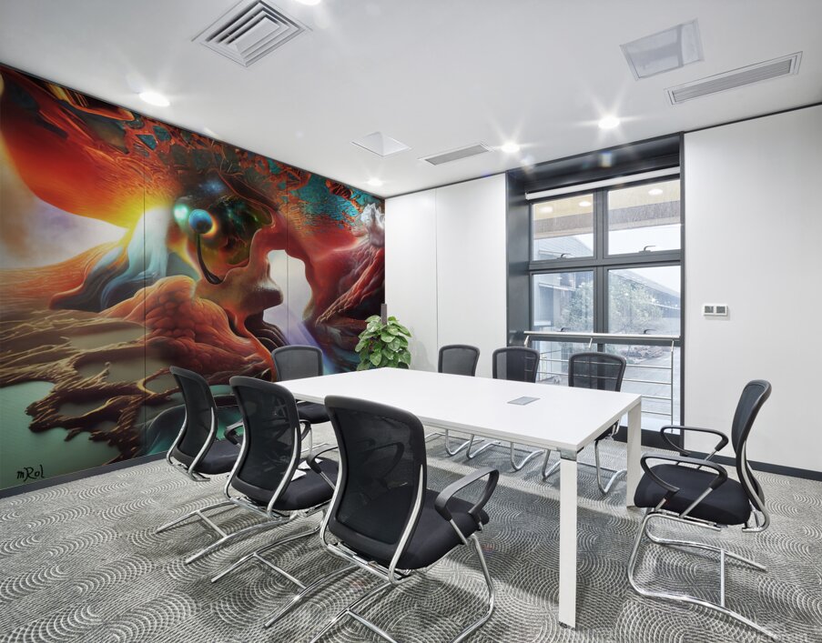 Primordial Illumination Wall Printing