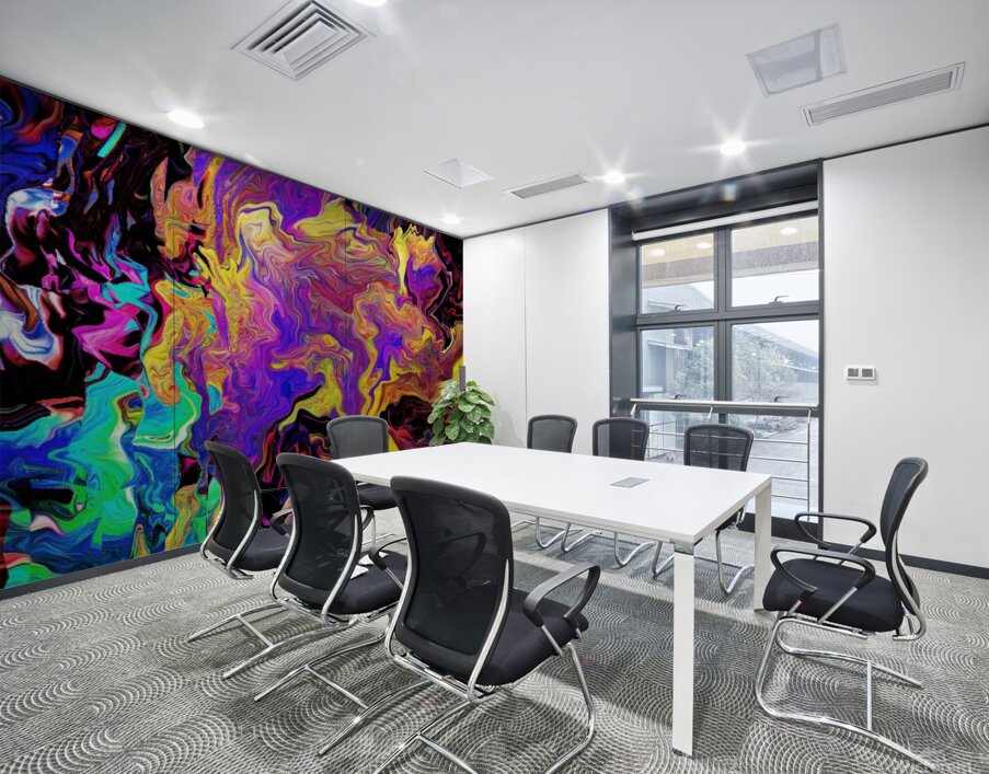 Abstract 106 by Binod Dawadi Wall Printing