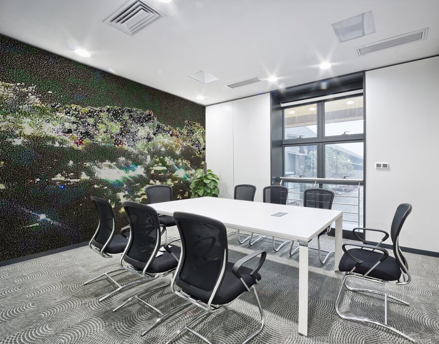 City Scape At Night 4 by  Binod Dawadi Wall Printing