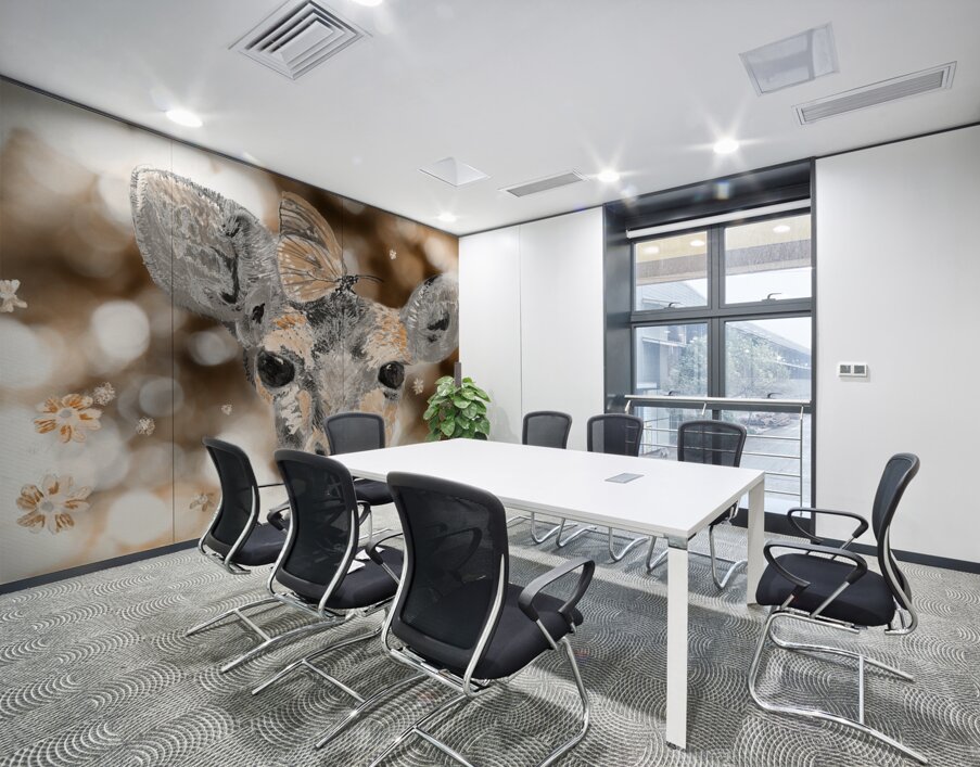 Baby Deer brown Wall Printing