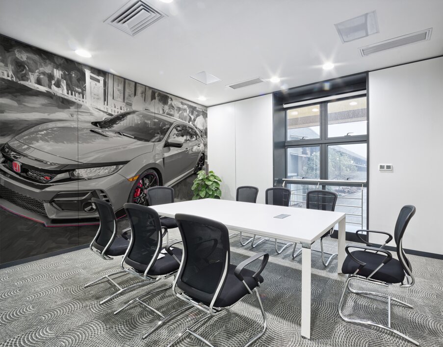 2020 Blue Honda Type R X100 5 Wall Printing